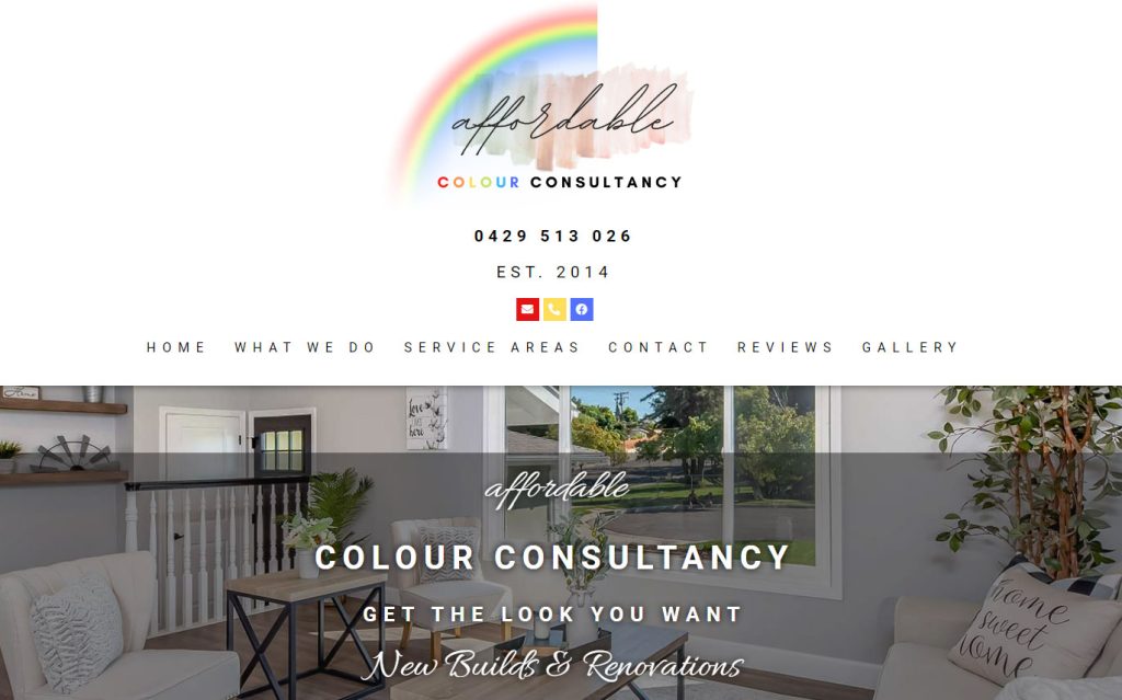 Business website Launched for Affordable Colour Consultancy