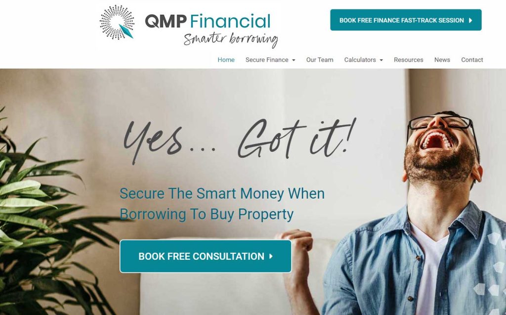 QMP Financial Services Sales Funnel Website