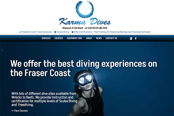 A New Tourism Website Launched for Karma Dives